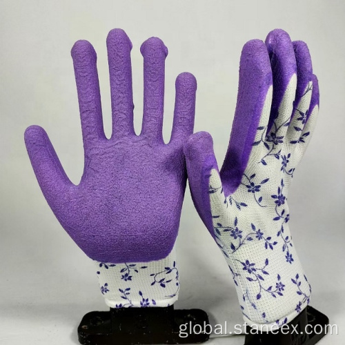 Cut Resistant Rubber Gloves Cut Resistant Foam Latex Rubber Palm Coated Gloves Supplier